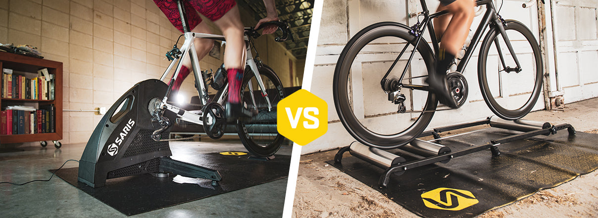 Bike Trainer vs. Rollers: What's the Difference? Saris Bike Trainer vs. Rollers: What's the Difference? Saris