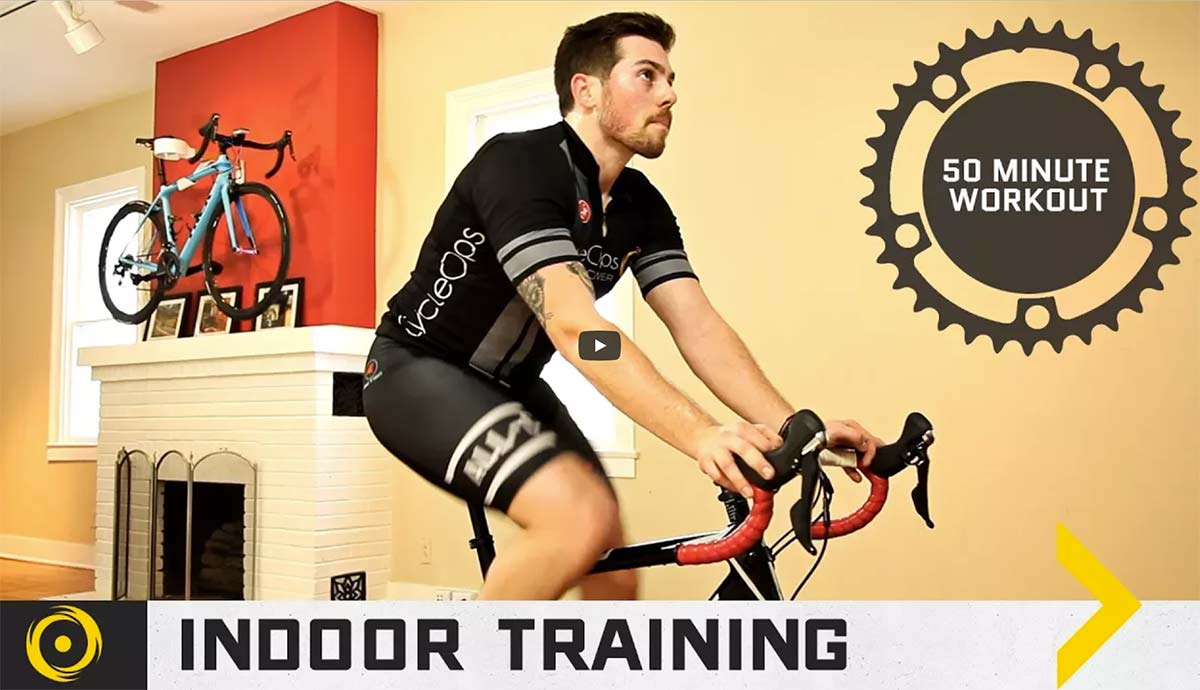 Indoor Bike Trainer Workout FTP Booster in Zwift Saris