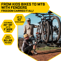 2025 Freedom 2-Bike Hitch Rack