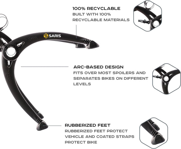 Bones 2-Bike Trunk Rack