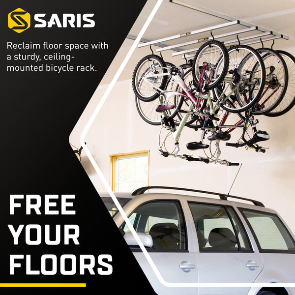 Cycle Glide 4 Bike Storage Solution, Effortlessly Glide Your Bikes Out of The Way