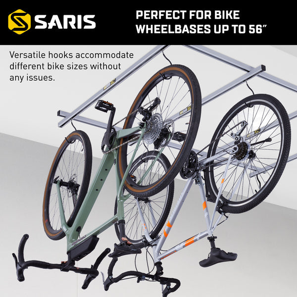 Cycle Glide 4 Bike Storage Solution, Effortlessly Glide Your Bikes Out of The Way
