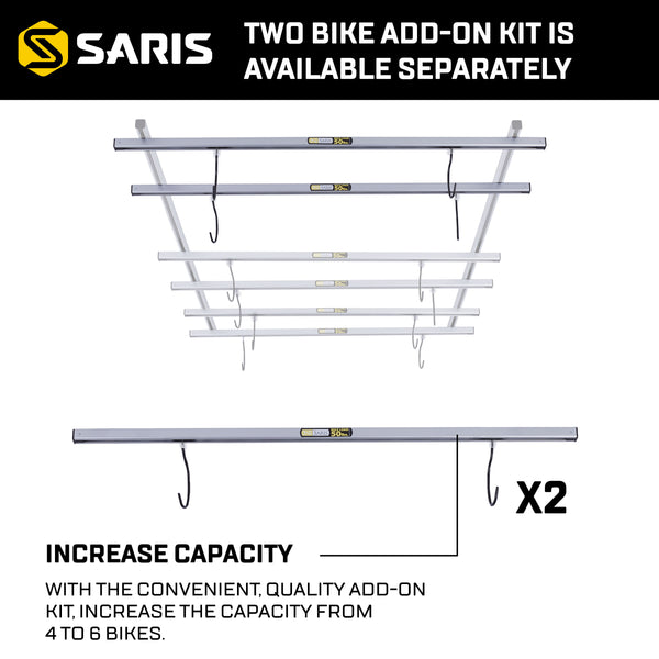Cycle Glide 4 Bike Storage Solution, Effortlessly Glide Your Bikes Out of The Way