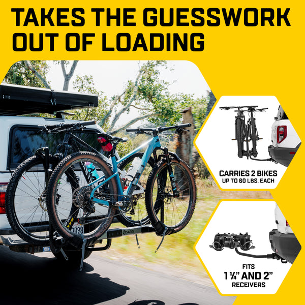 2025 Freedom 2-Bike Hitch Rack