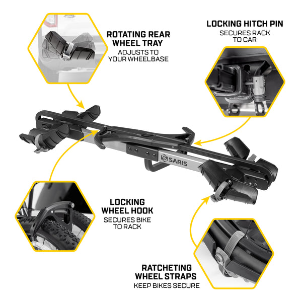 2025 Freedom 2-Bike Hitch Rack
