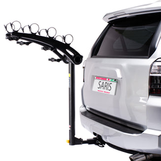 Bones 4 Bike Hitch Rack With Easy Fold Design and Tilting Base