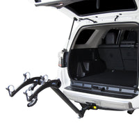 Bones 2-Bike Hitch Rack With Easy Fold Design and Tilting Base