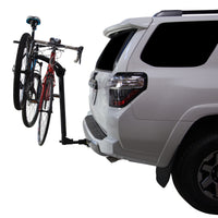 Bones 2-Bike Hitch Rack With Easy Fold Design and Tilting Base
