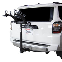 Bones 3-Bike Hitch Rack With Easy Fold Design and Tilting Base
