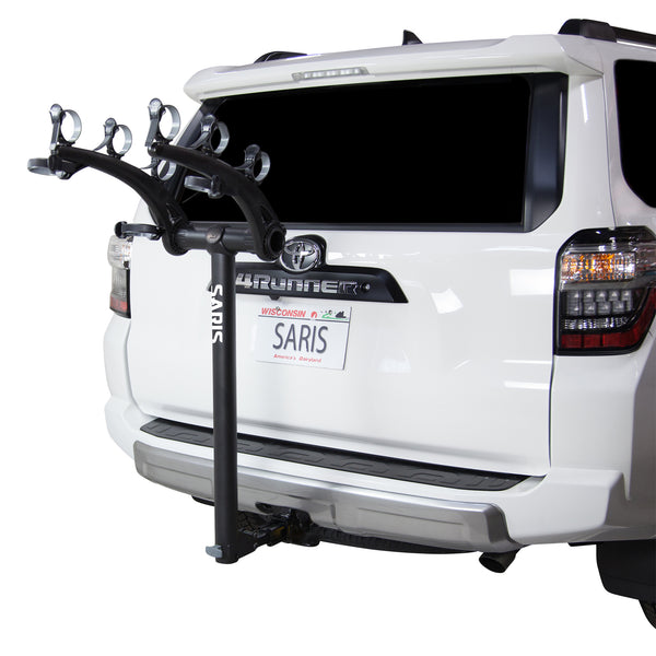 Bones 3-Bike Hitch Rack With Easy Fold Design and Tilting Base