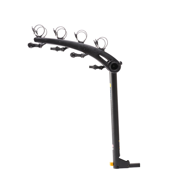 Bones 4-Bike Hitch Rack With Easy Fold Design and Tilting Base