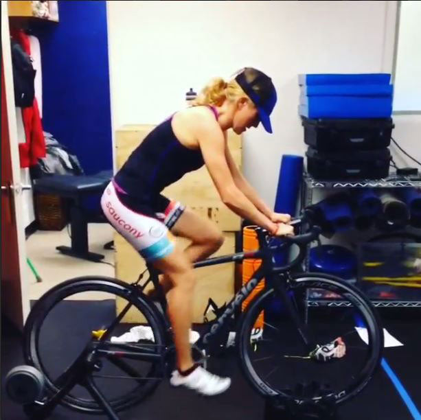 Indoor Training Session with Pro Triathlete Sarah Piampiano