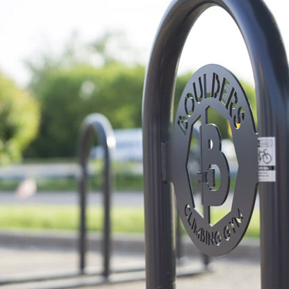 Bike Parking Installation of the Month: Boulders Climbing Gym