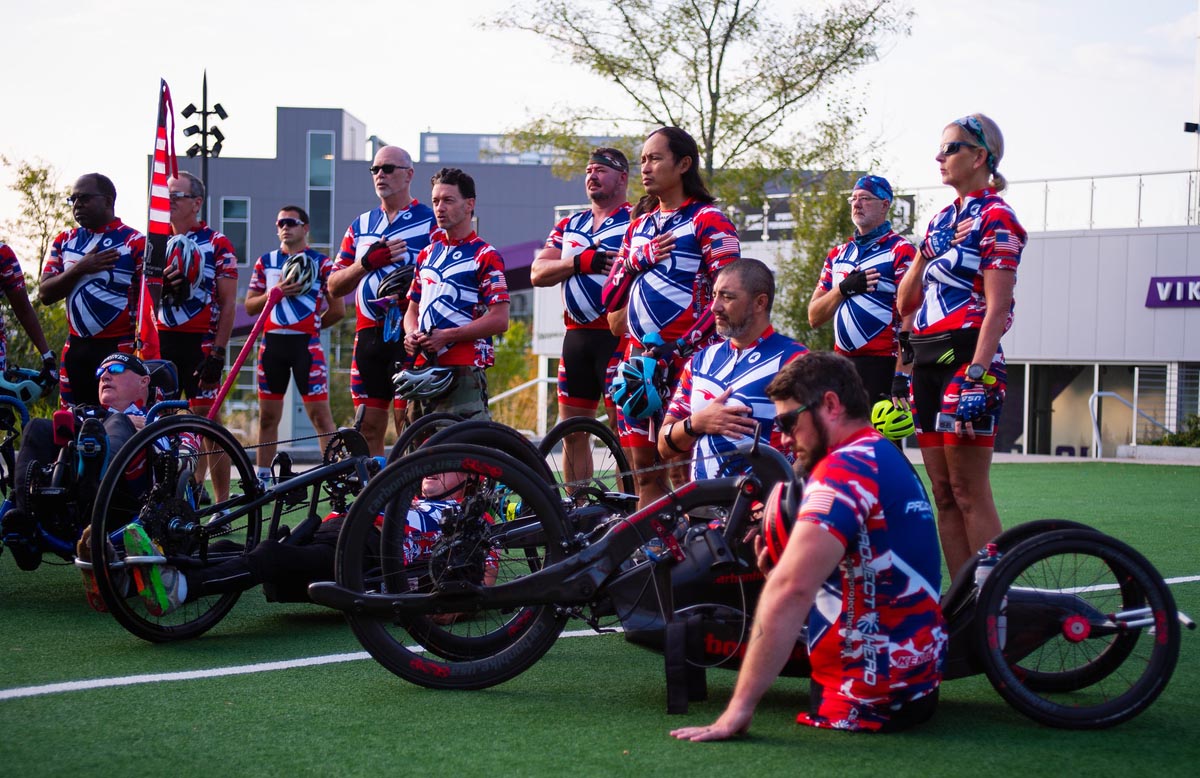 Veterans and First Responders Connect Through Biking