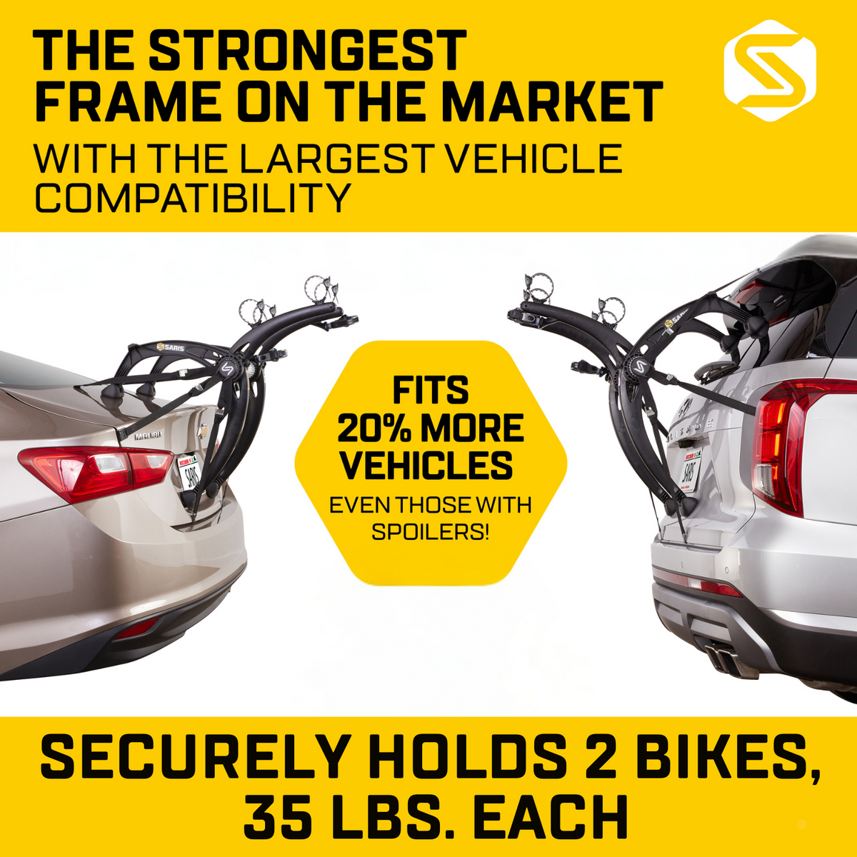 Saris Bones EX 2-Bike Rack: Secure and Versatile Bike Transportation Saris Bones EX 2-Bike Rack: Secure and Versatile Bike Transportation