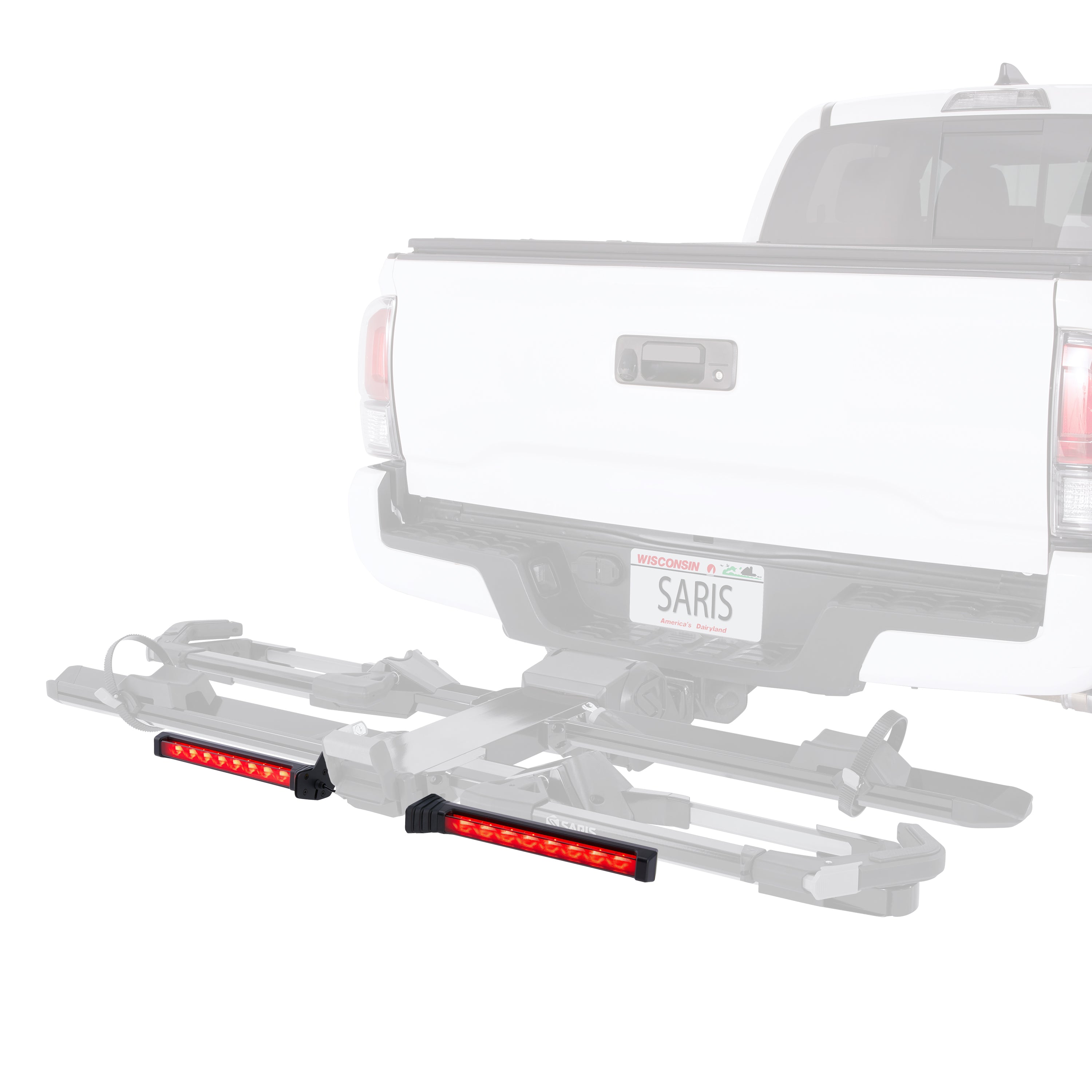Saris Edge Rear Light Kit — vehicle plug and tail light connector close-up