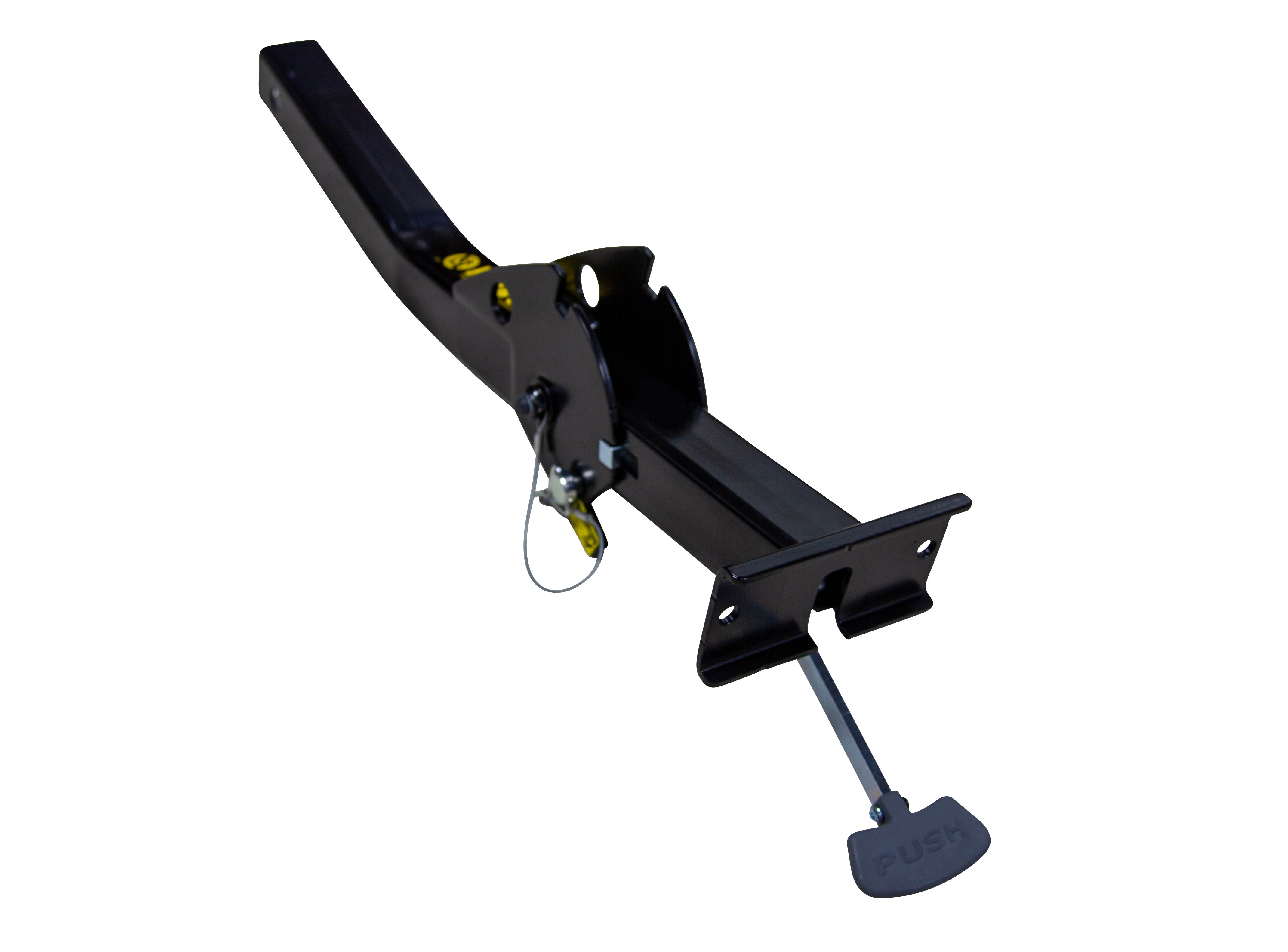 Saris H3+ Direct Drive Smart Trainer — alternate angle showing drive components