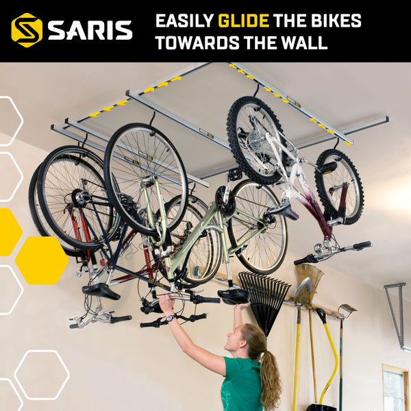 Saris Cycle Glide 4 :: Best Space-Saving Bike Storage Solution