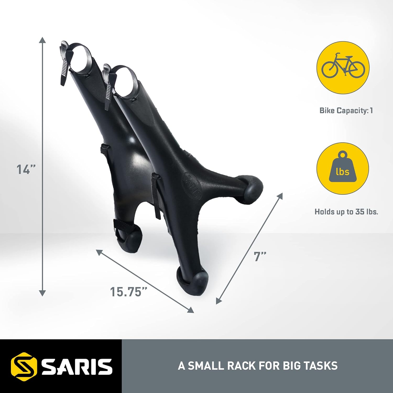 Saris Rack Rand Saris Solo Bike Rack – Lightweight, Easy & Secure 1-Bike Transport