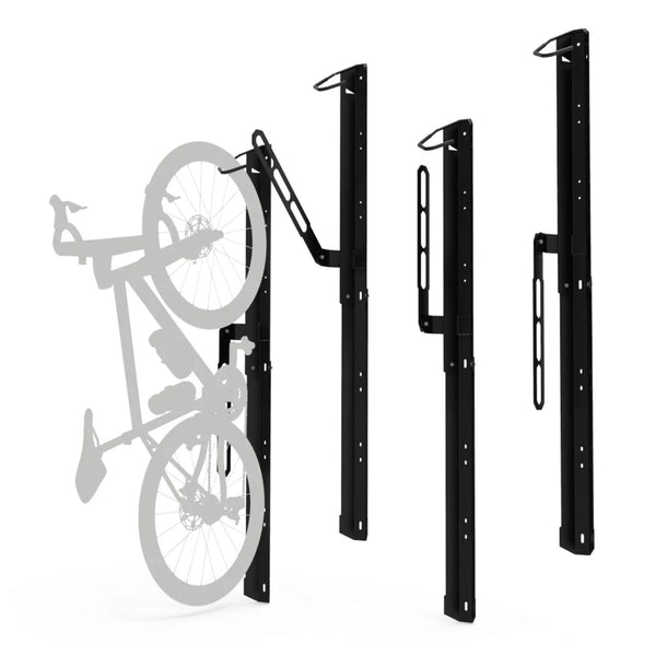 2026 Universal Bike Trac Vertical Bike Storage Solution with Locking Feature