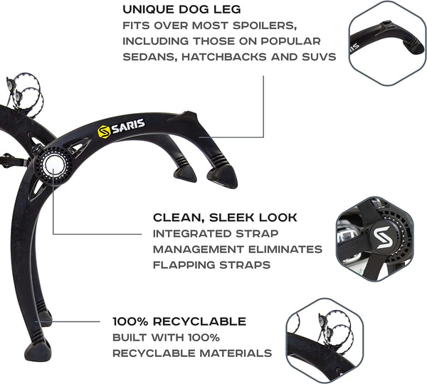 Bones EX 3-Bike Trunk Rack