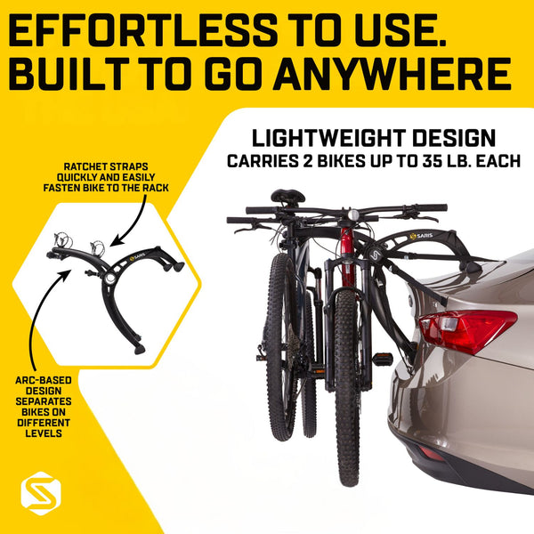 Saris bones bike trunk rack deals