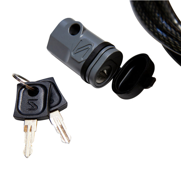 8' Locking Cable For Added Security When Transporting Your Bikes