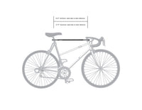 Saris Bike Beam — dimensions and compatibility guide diagram