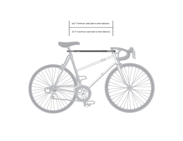 Saris Bike Beam — dimensions and compatibility guide diagram