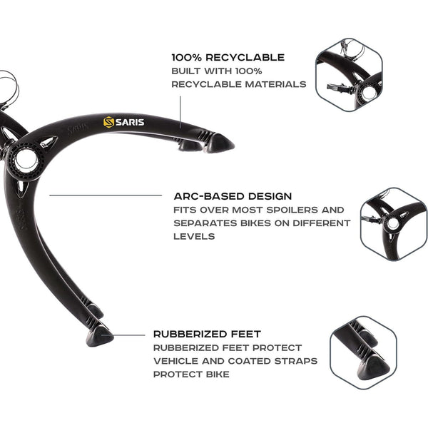 Bones 3-Bike Trunk Rack