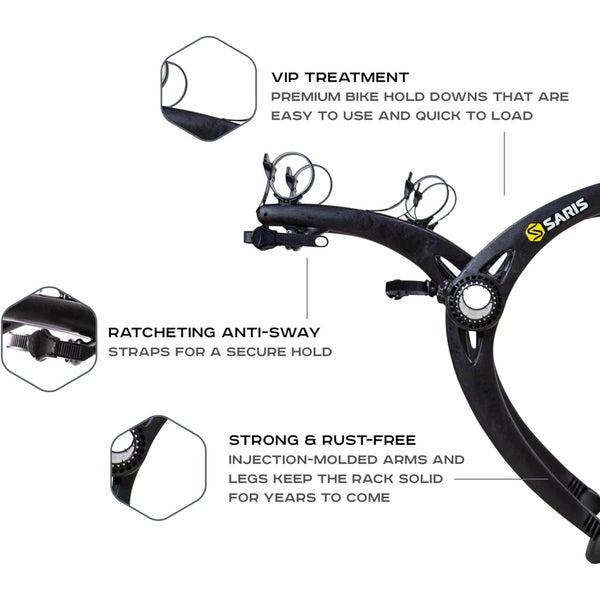 Bones 2-Bike Trunk Rack