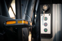 Saris Door County Rack — electric lift control panel close-up