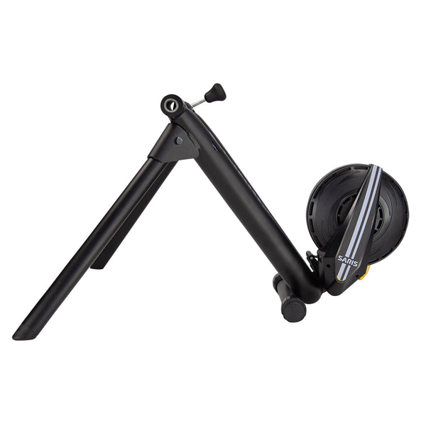 Saris M2 Smart Trainer — folded legs, compact storage position