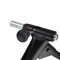 Saris MAG Plus Trainer — folded legs, compact storage configuration