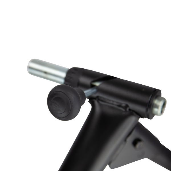 Saris MAG Plus Trainer — folded legs, compact storage configuration