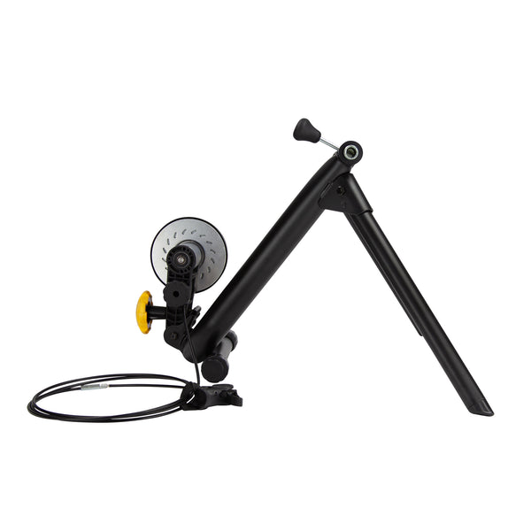 Saris MAG Plus Trainer — roller and frame clamp close-up