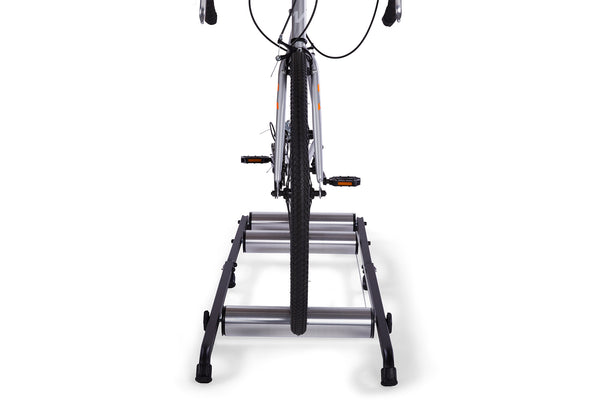 bicycle stationary rollers Aluminum Rollers Indoor Bike Trainer, Enhance Your Balance & Exercise – Saris