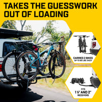 2025 Freedom 2-Bike Hitch Rack