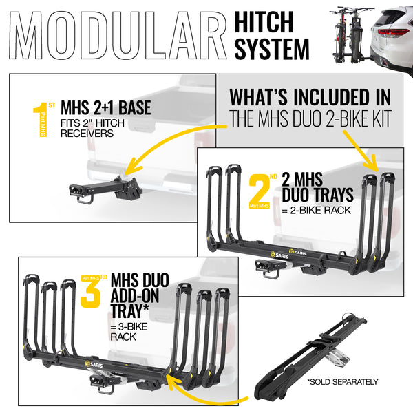 MHS 2 Bike Package, A Future Proof Modular Hitch System