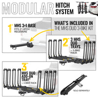 MHS 3 Bike Package, A Future Proof Modular Hitch System