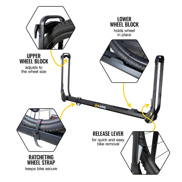 3 wheel bicycle rack NAIZEA Hitch-Mount Trike for Ebike Heavy-Duty,Fat Tire Bike Rack for Tow Hitch 170 lbs Capacity, Heavy-Duty Foldable Bike Carrier for Standard, 2 inch Receiver, Fits 5" Wide Tires Duty Capacity Saris MHS Hitch Bike Rack