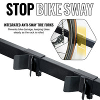 Bicycle Wardrobe 5-Bike Storage Rack