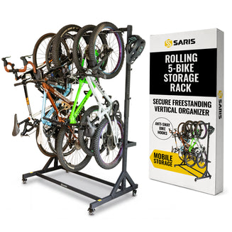 Bicycle Wardrobe 5-Bike Storage Rack