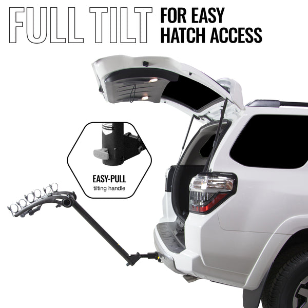 Bones 3-Bike Hitch Rack With Easy Fold Design and Tilting Base – Saris