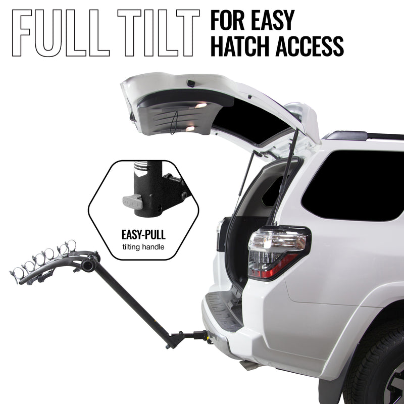 Bones 3-Bike Hitch Rack With Easy Fold Design and Tilting Base – Saris