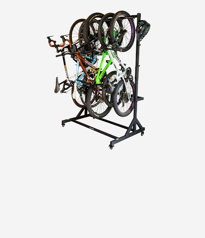Bicycle Wardrobe 5-Bike Storage Rack