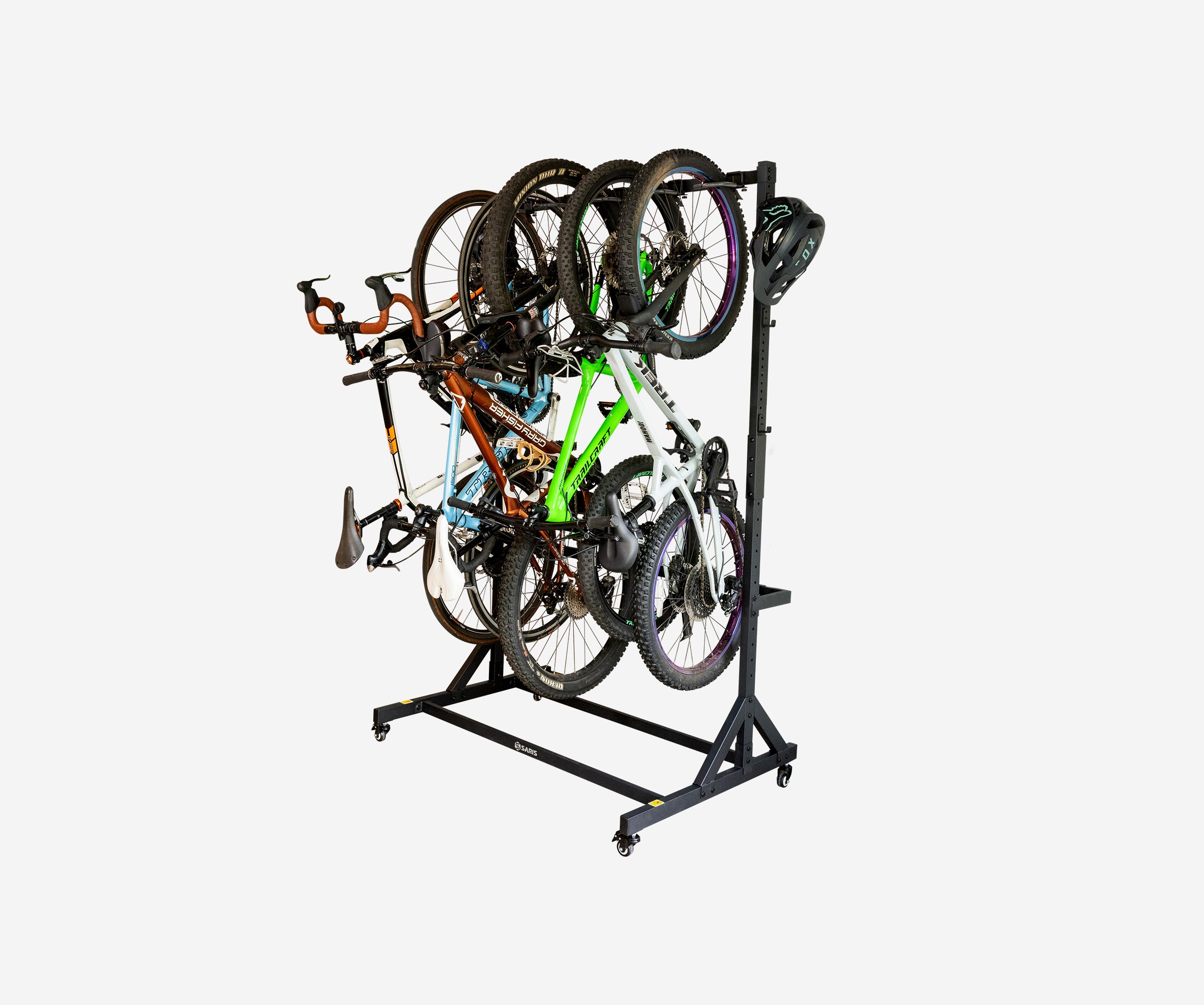 Bicycle Wardrobe 5-Bike Storage Rack