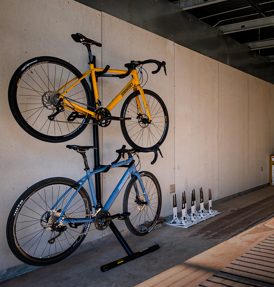 Bike Bunk 2 Bike Storage Gravity Stand, no drilling required