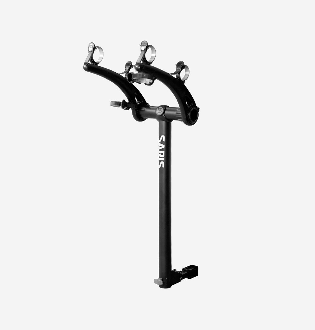 Bones 2-Bike Hitch Rack With Easy Fold Design and Tilting Base