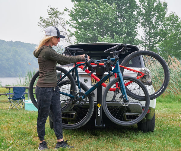 Glide EX 5-Bike Hitch Rack With Effortless One-Handed Glide Operation